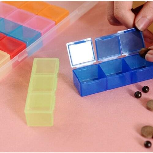 1PC Multicolor 7 Days Pill Medicines KIT Box Portable Multifunctional Pill Medicine Holder Organizer Container Medical Kit