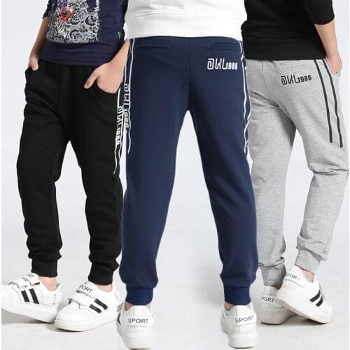 Teenage Boys Pants Cotton Spring Summer Kids Trousers Sports Pants For Boys Autumn 5 6 8 10 12 14 Years Casual Kids Boy Clothes