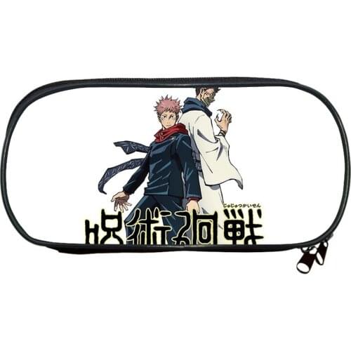 Jujutsu Kaisen Pencil Case Anime Peripheral Children Stationery Bag Boys Girls Students Storage Pen Bag Cartoons Pencil Case
