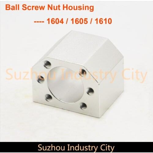 Linear Motion Ball screw SFU 1605 1610 ball screw nut housing nut clamping bracket