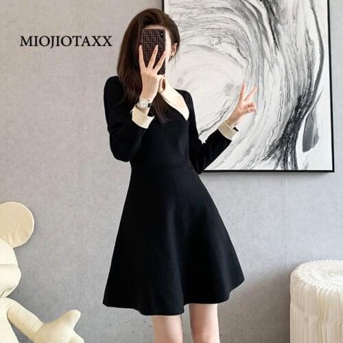 MIOJIOTAXX Fashionable Knitted Dresses