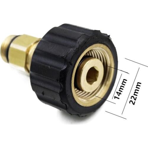 Nozzle Adaptor For Karcher HD HDS Series Wash Gun To Foamer Lance Generator & Jet Spear Connetor