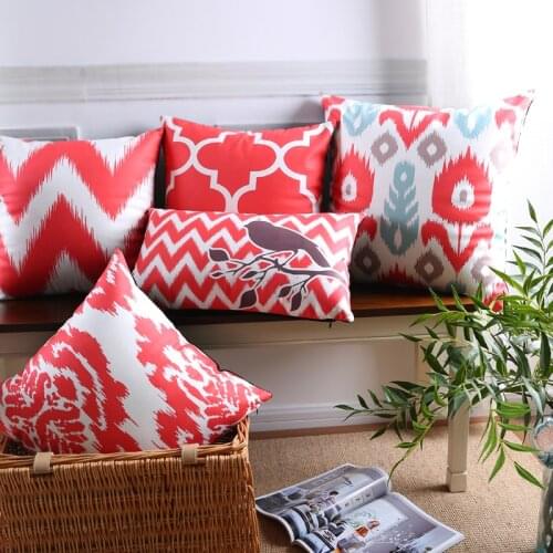 Nordic Style Cushion Cover Home Decor Animal Geometric Decorative Pillows Covers Velvet Throw Pillows Bird For Sofa 45x45cm