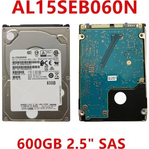 New HDD For Toshiba 600GB 2.5" SAS 12 Gb/s 128MB 15000RPM For Internal HDD For Enterprise Class HDD For AL15SEB060N