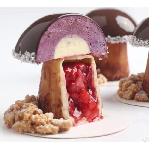 Mushroom Series Silicone Mousse Cake Mold Mushroom Shape Cake Mold Mousse Dessert Combination Mould Cake Decorating Tools