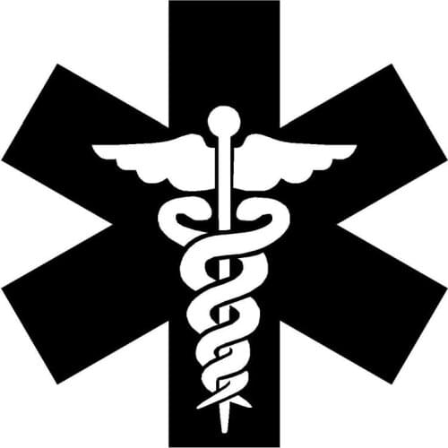 Car Sticker Medical Symbol Car Sticker Decal Motorcycle Decal Waterproof Car Styling Car Sticker PVC Cover Scratches, 10cm*10cm