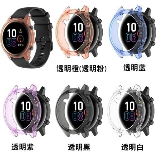 Transparent Soft Tpu Protective Cover For Huawei Honor Magic Watch 2 42mm / 46mm Watch Case Protection Shell frame Accessories