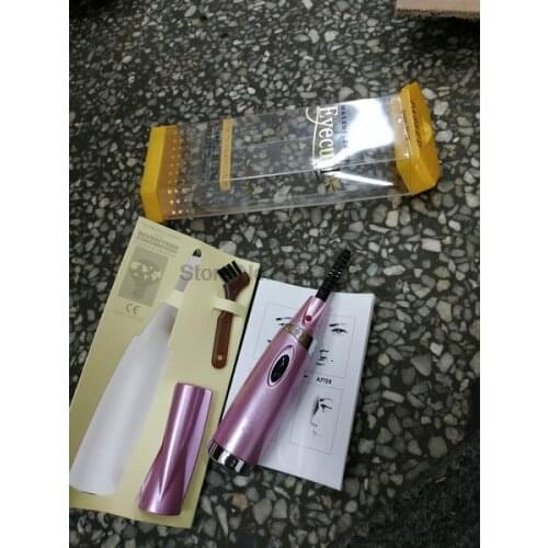 By dhl or ems 100pcs Electric Heated Eyelash Long-Lasting Electric Ironing Eyelash Curler Device For Beauty Gift new