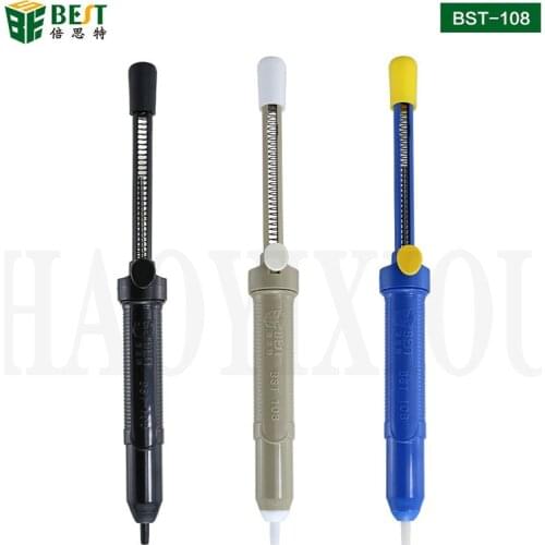 BST-108 Professional Solder Removal Tool Suction Tool Kit Tin Soldier Sucker Gun Soldering Iron Pen Hand Tool Kit