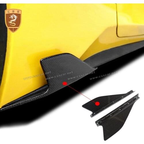 Suitable For Ferrari 458 Speciale Modified CF Carbon Fiber Front Wrap Angle Side Skirt Wind Knife Tail Rear Lip