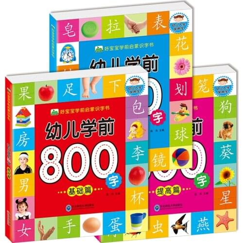 Chinese Entry Learning Look At The Figure 800 Words Basis/advanced/improve Articles 3 Mix Write / Read English Translation Book