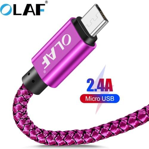 OLAF Micro USB charger fast charging Mobile phone cable data wire For Android USB Micro cord For HTC xiaomi redmi Samsung s6 s7