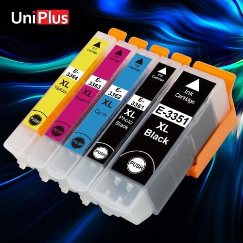 UniPlus 33XL T3351 T3361 T3362 T3363 T3364 Compatible Epson Ink Cartridge for XP900 XP7100 XP530 XP630 XP635 XP830 XP540 XP640
