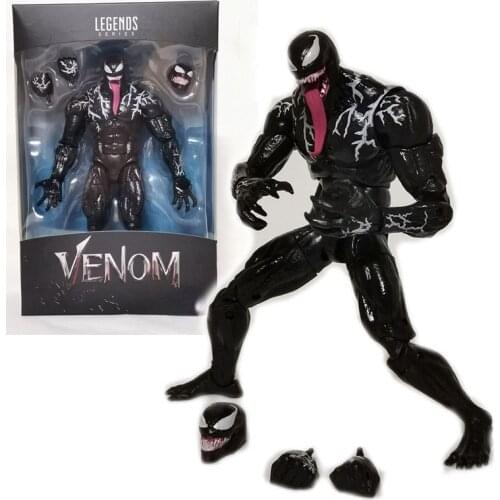 Marvel Legends Series Venom Movie 2 15cm Collectible Action Figure Venom Toy Premium Design and 3 Accessories Model Gift
