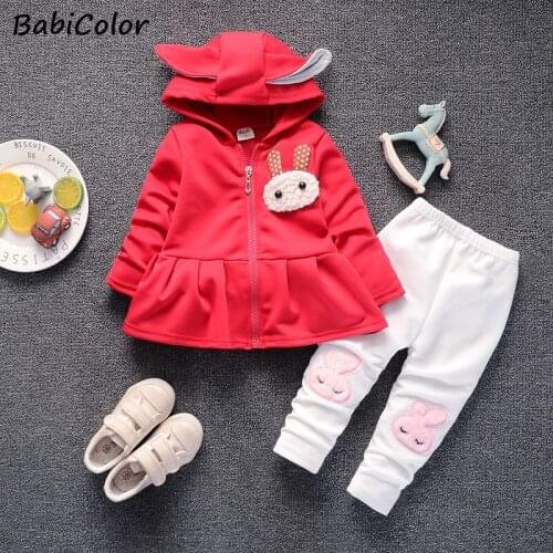 Newborn baby spring autumn clothing set infant coat+pants 2pcs baby tracksuits for girls toddler casual girls sport suits