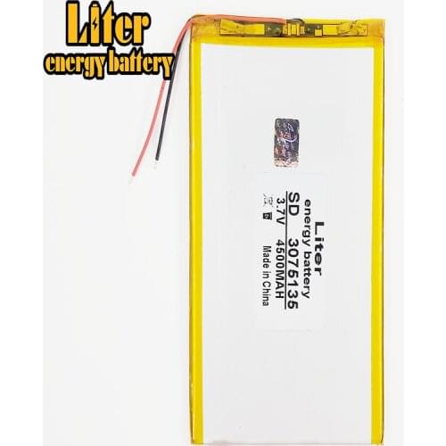 3.7 V lithium polymer battery 4500 mah and 9 inches tablet batteries large volume thin 3075135
