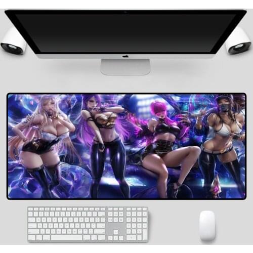 Mairuige Animation Mouse Pad A Group of Sexy Beauties HD Printing Mouse Pad Computer Notebook Office Game Player Accessories