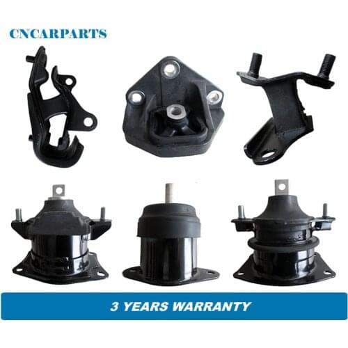 6PCS Engine Motor Trans Mount Set Fit For Honda Accord 3.0L 03-07 Auto Trans