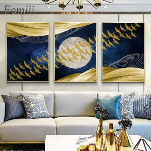 Contour Line Landscape Nordic Poster&Prints Modern Canvas Painting Wall Picture For Bedroom Abstract Wall Art Murals Home Decor