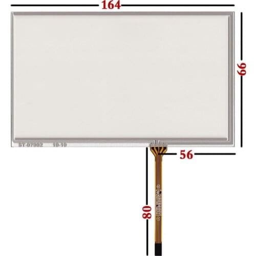 HON-MARK New 164*99mm 7 inch Car DVD AT070TN94 AT070TN92 90 Universal Handwriting ResistanceTouch Screen Digitizer Panel