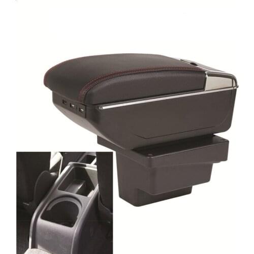 For Volkswagen Tiguan Armrests box central Store content box with cup holder interior car-styling accessory part 2009-2017