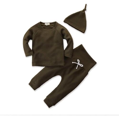 Spring and Autumn Simple Baby Suit Costume Modern Design Baby Suit Stripe Neonata Abbigliamento Clothes Baby Set BD50YE