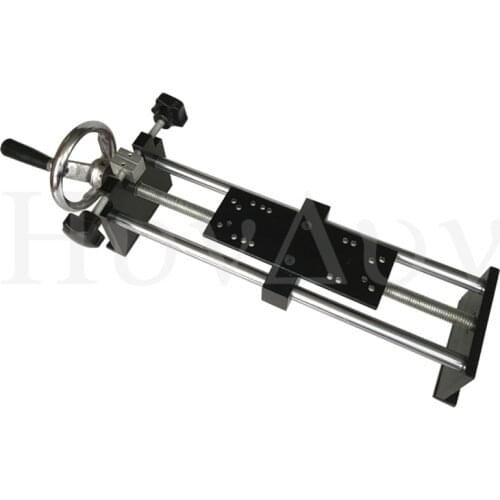 Hand-cranked Horizontal Force Gauge Test Stand Push-pull Force Meter HLA Spiral Rack 500N/50KG