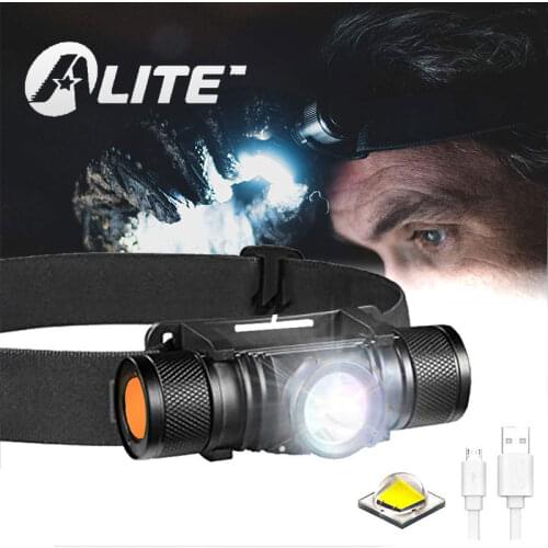 TMWT Powerful USB-Rechargeable LED Headlamp Outdoor Lighting Cree xml2 T6 2000lm 3 Modes Fishing Light Camping Headlight