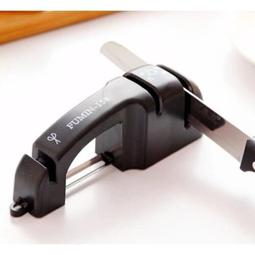 Knife Sharpener 2 Stages Multi-function Sharpener Home Kitchen Tool Sharpening Stone Tools Fast Sharpener Sharpening System