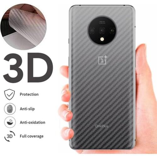 5Pc Back Carbon Fiber Film for oneplus 7t 8 9 7 pro 9r screen protector for one plus 8t nord N10 CE 6t 5G not tempered glass