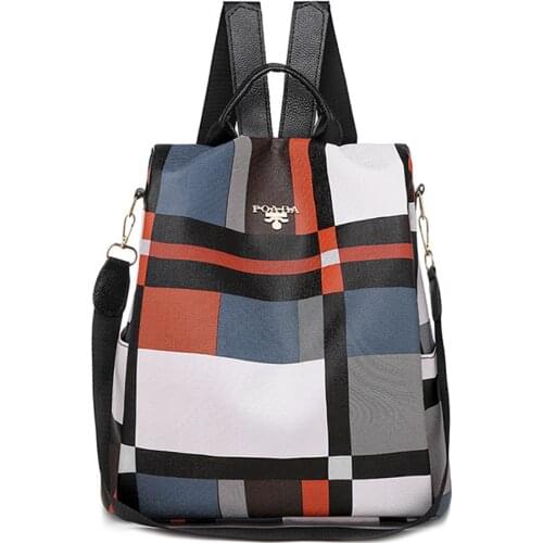 Womens Waterproof Anti Theft Backpack Oxford Travel Female Backpack Large Capacity Girl School Bags For Teenage Ladies Backpack