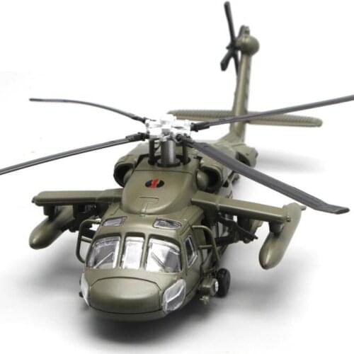 1/72 scale diecast 29CM Black Hawk rescue helicopter Millitary Army fire fighter aircraft airplane model toy