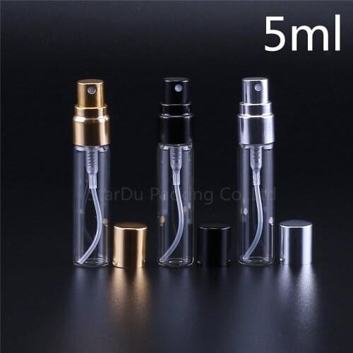 2ml 3ml 5ml 10ml Refillable Mini Perfume Spray Bottle Aluminum Spray Atomizer Portable Travel Cosmetic Container Perfume Bottle