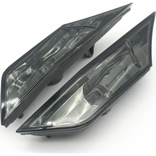 2pcs Smoke Front Bumper Reflector Side Marker Lights Lamps For 2016-201618 Honda Civic