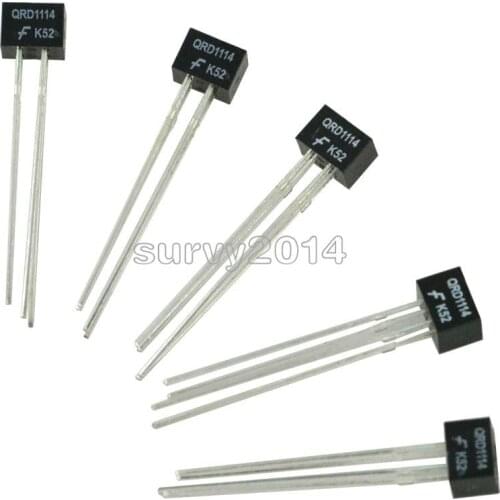 5PCS QRD1114 RD1114 D1114 1114 DIP-4 REFLECTIVE OBJECT SENSOR