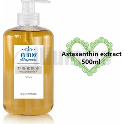500ml Astaxanthin Essence Solution Moisturizing Firming Wrinkle Resistant Brightening Cosmetics OEM