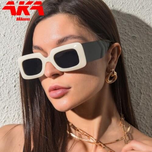 AKAgafas Vintage Sunglasses Women 2021 Luxury Sun Glasses for Women Big Frame Square Glasses for Women Cool Gafas De Sol Mujer
