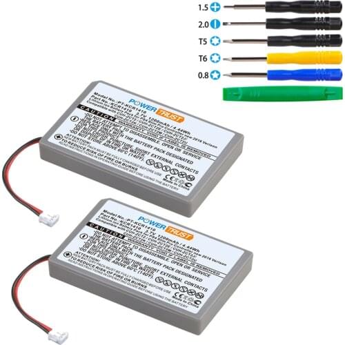 KCR1410 Battery for Sony PS4 Pro Slim Bluetooth Wireless Dual Shock Controller Second Generation CUH-ZCT2,CUH-ZCT2U 2016+Tools