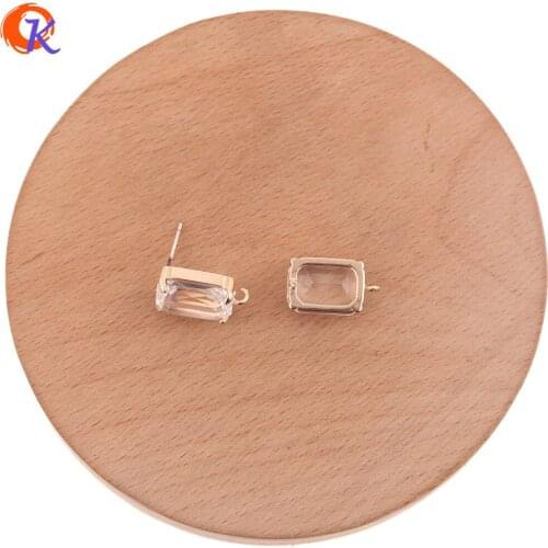 Cordial Design 30Pcs 10*17MM Jewelry Accessories/DIY Making/Crystal Earrings Stud/Soft Needle/Hand Made/Earring Findings