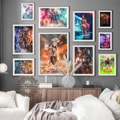 Apex Legends Art Prints Modern Poster Game Character Group Portrait Canvas Painting Bedside Background Home Decor Wall Stickers