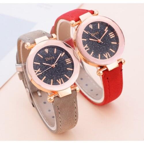 Montre femme Fashion Women Leather Casual Watch Luxury Simple Style Women Watches Girl Gift часы женские Relogio Feminino