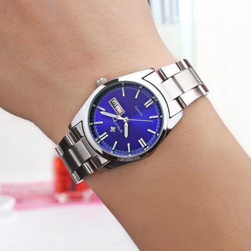 WWOOR Luxury Elegant Womens Watches Fashion Blue Ladies Dess Quartz Watch For Women Bracelet Waterproof Wristwatch Montre Femme