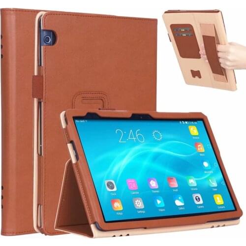 Case For Huawei MediaPad T5 10 AGS2-W09/L09/L03/W19 10.1" Cover Funda Tablet PU Leather Hand Holder Stand Shell+Film+Pen