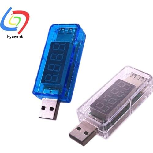 LED Digital USB Port Current Voltage Charging Test Detector Tester Battery Voltmeter Ammeter Charger Doctor Meter Monitor