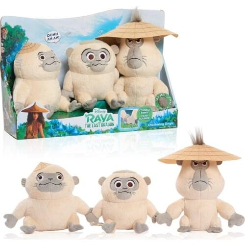 Disney Original Raya and The Last Dragon Plush Toy Monkey Soft Stuffed Doll
