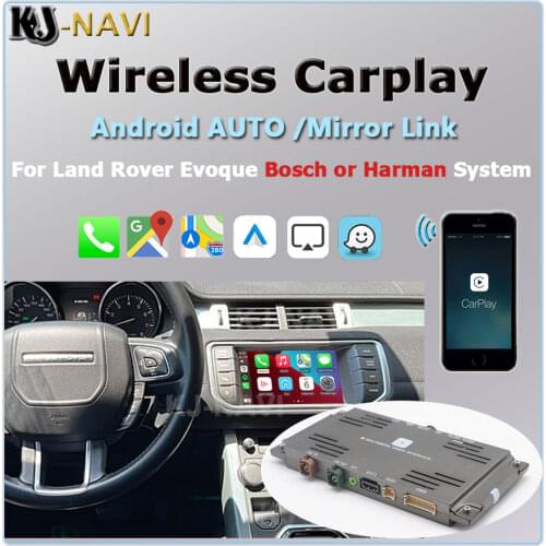 For Land Rover Evoque 2013 2014 2015 2016 2017 2018 Wireless CarPlay Android Auto Mirror-Link AirPlay Car Play Functions Video