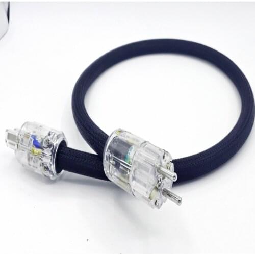 Two color 400 signature high-end high fidelity audio power cord US / EU pure copper power cord p-029 / p-029e power plug