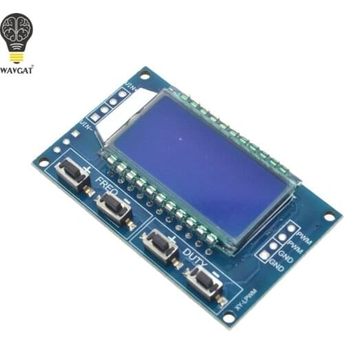 Suq Signal Generator PWM Pulse Frequency Duty Cycle Adjustable Module LCD Display 1Hz-150Khz 3.3V-30V PWM Board Module