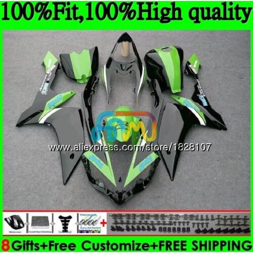 Injection OEM For YAMAHA YZF R 1 YZF 1000 Green black YZFR1 07 08 114BS.30 YZF1000 YZF R1 07 YZF-1000 YZF-R1 2007 2008 Fairing