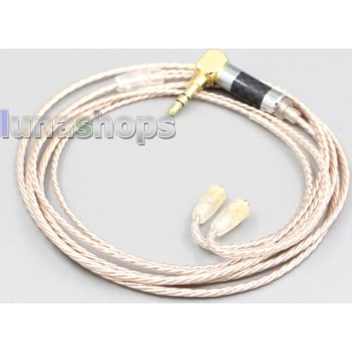 LN006869 Hi-Res Brown XLR 3.5mm 2.5mm 4.4mm Earphone Cable For Westone W40 W50 W60 UM10 UM20 UM30 UM40 UM50 Pro